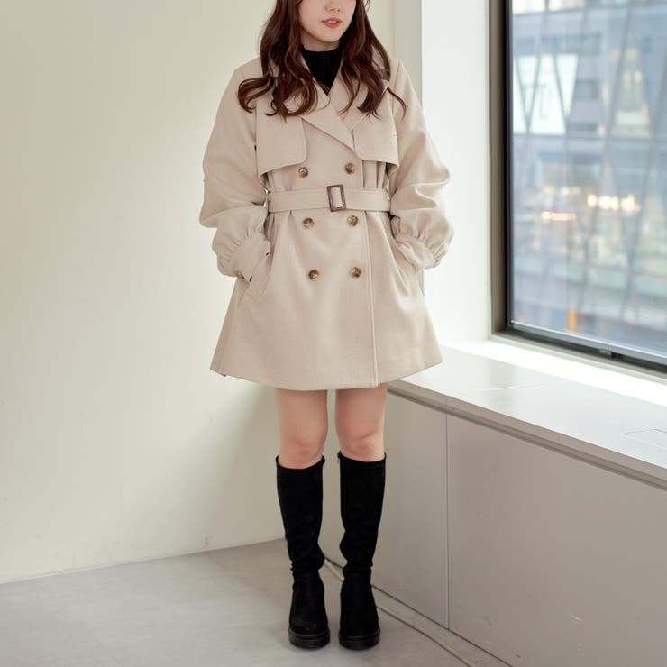 ショート女の子コート[品番：NCLW0014148]｜NICE CLAUP / OLIVE