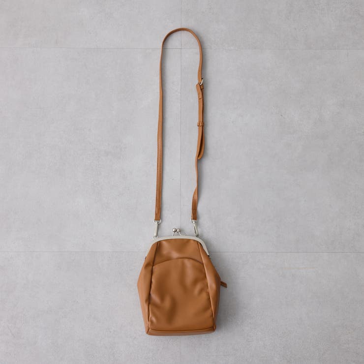 キャメル | がま口ポケットミニショルダー | RMAF　NICE CLAUP / OLIVE des OLIVE