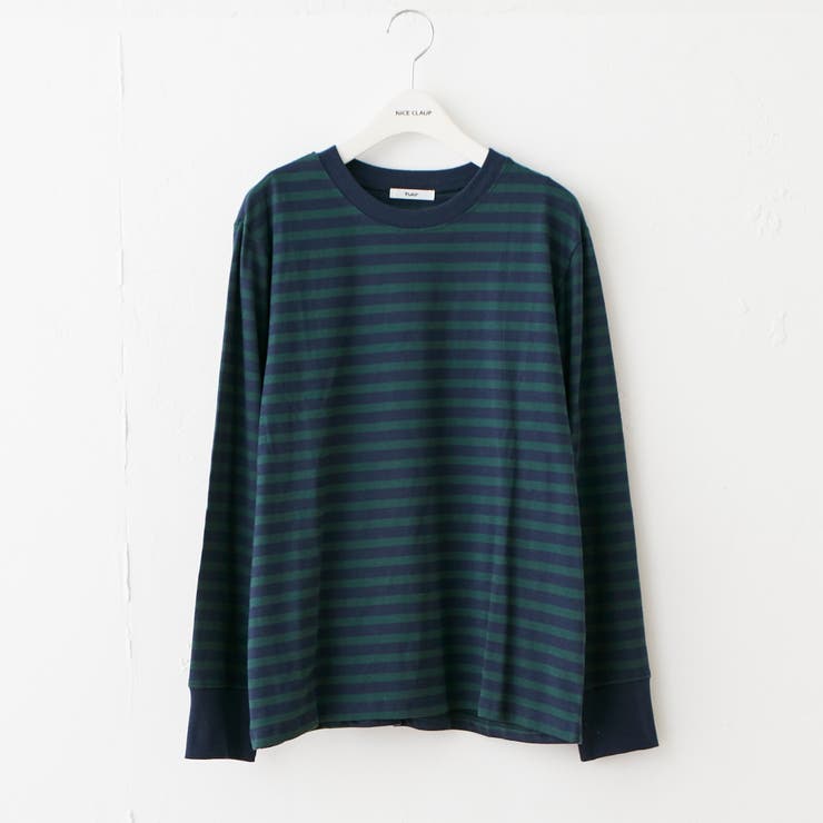 キャメル】【nao】ボーダーリブトップス[品番：OLOW0011442]｜OLIVE