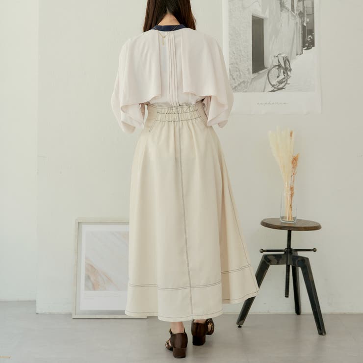 フロントZIP配色スカート[品番：OLOW0012770]｜RMAF NICE CLAUP