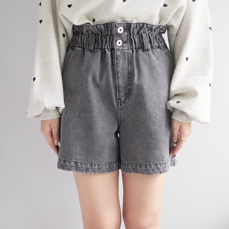 ぶるサンローラン（SAINT LAURENT）刺繍入りショートハーフパンツ 360326250_2.jpg