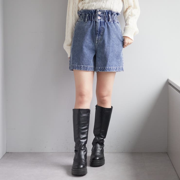後ろ姿も可愛い】後ポケット刺繍入ショートパンツ[品番：OLOW0012148