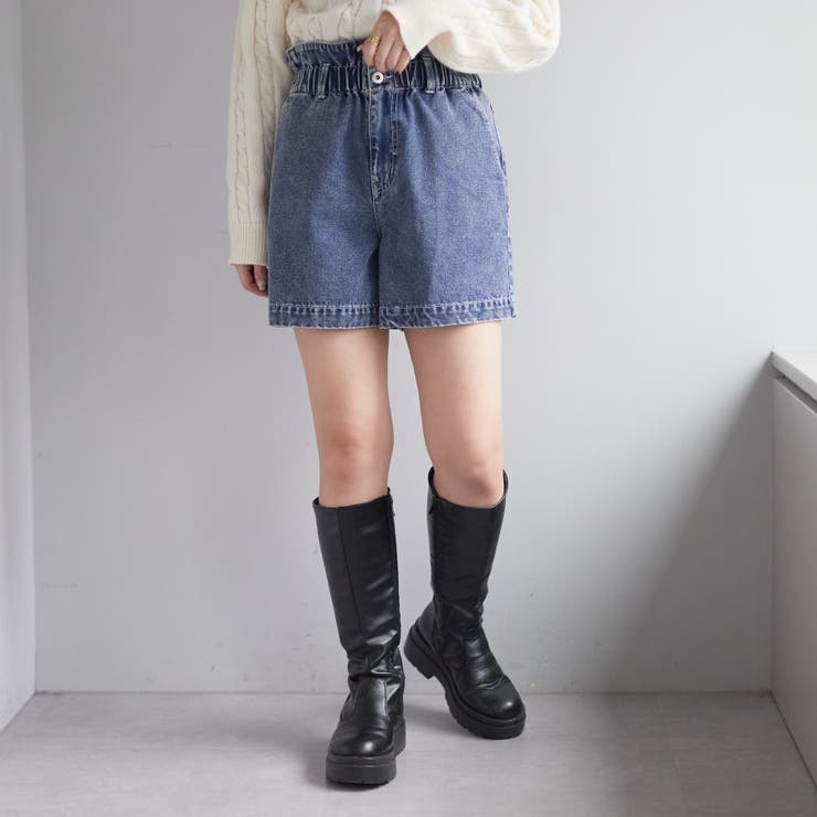 後ろ姿も可愛い】後ポケット刺繍入ショートパンツ[品番：OLOW0012148