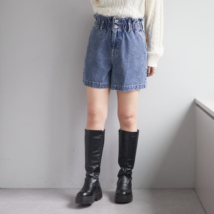 後ろ姿も可愛い】後ポケット刺繍入ショートパンツ[品番：OLOW0012148