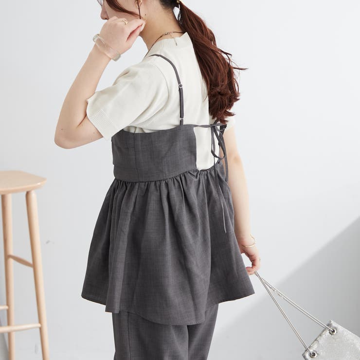 【SET UP対応アイテム】バックリボンキャミビスチェ | NICE CLAUP / OLIVE des OLIVE　OUTLET | 詳細画像8 