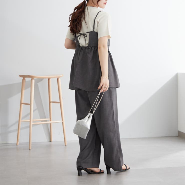 【SET UP対応アイテム】バックリボンキャミビスチェ | NICE CLAUP / OLIVE des OLIVE　OUTLET | 詳細画像32 