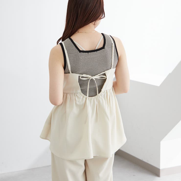 【SET UP対応アイテム】バックリボンキャミビスチェ | NICE CLAUP / OLIVE des OLIVE　OUTLET | 詳細画像58 