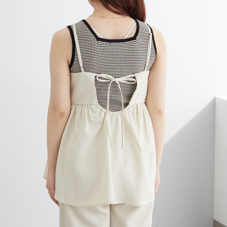 【SET UP対応アイテム】バックリボンキャミビスチェ | NICE CLAUP / OLIVE des OLIVE　OUTLET | 詳細画像72 