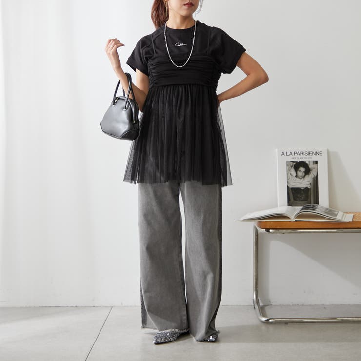 ラメチュールチュニック | NICE CLAUP / OLIVE des OLIVE　OUTLET | 詳細画像23 