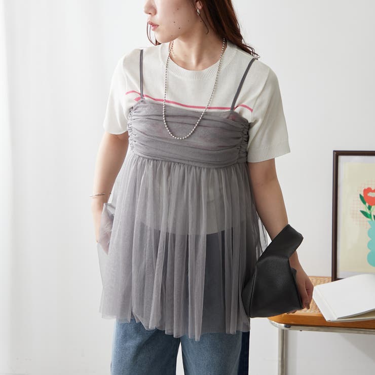 ラメチュールチュニック | NICE CLAUP / OLIVE des OLIVE　OUTLET | 詳細画像2 