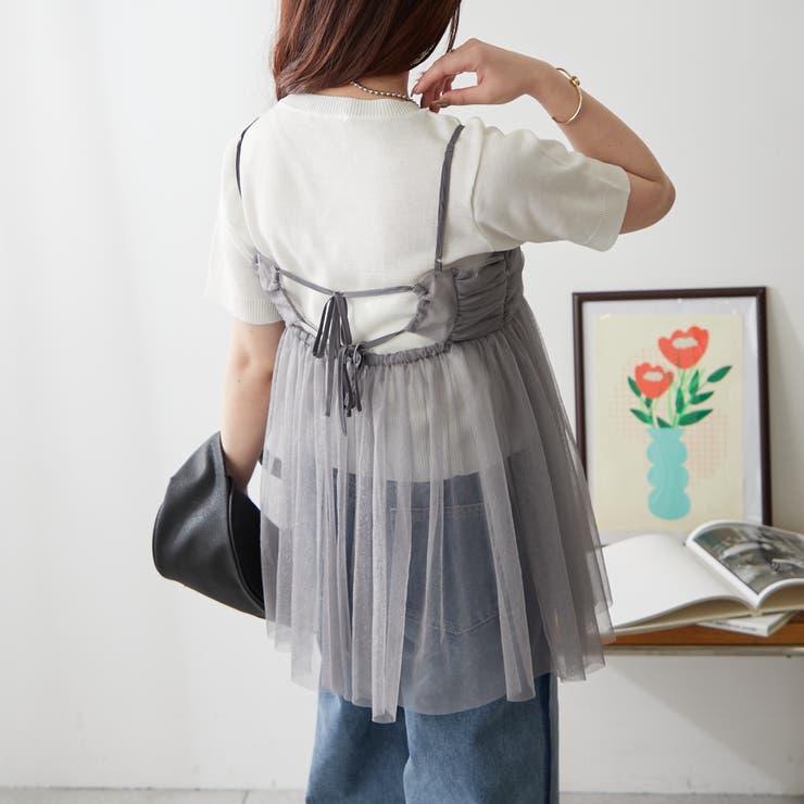 ラメチュールチュニック | NICE CLAUP / OLIVE des OLIVE　OUTLET | 詳細画像4 