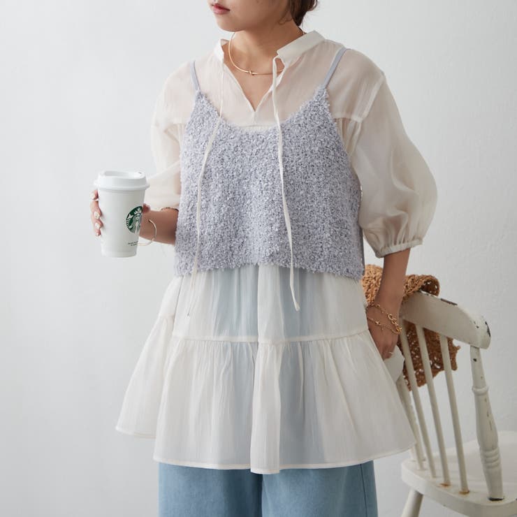ニットビスチェ[品番：NCLW0013524]｜NICE CLAUP / OLIVE des