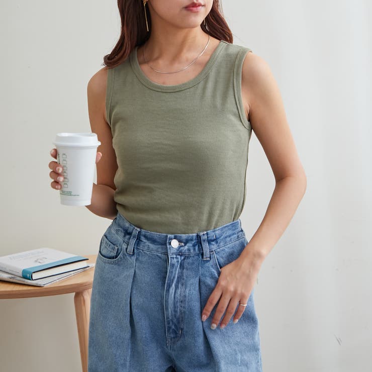 バックオープンノースリーブ | NICE CLAUP / OLIVE des OLIVE　OUTLET | 詳細画像32 