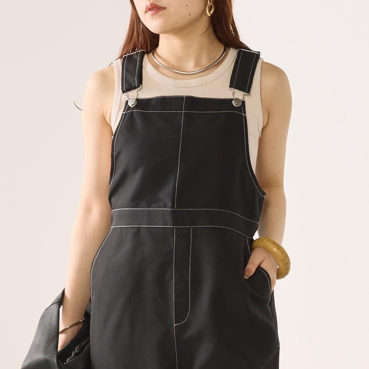 グレージュ | バックオープンノースリーブ | NICE CLAUP / OLIVE des OLIVE　OUTLET