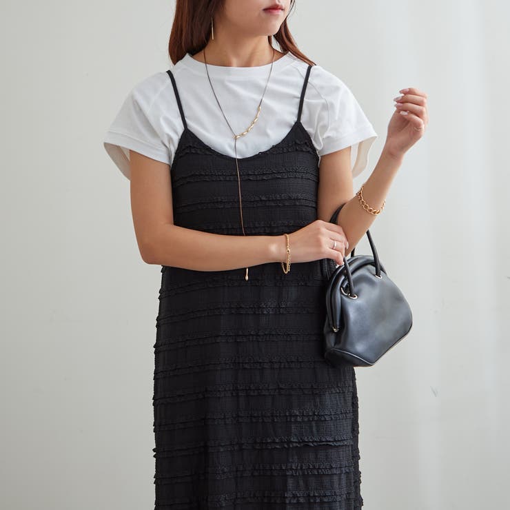 【コットン100％、サスティナブル】8色展開オーガニックコットンフレンチTシャツ | NICE CLAUP / OLIVE des OLIVE　OUTLET | 詳細画像7 