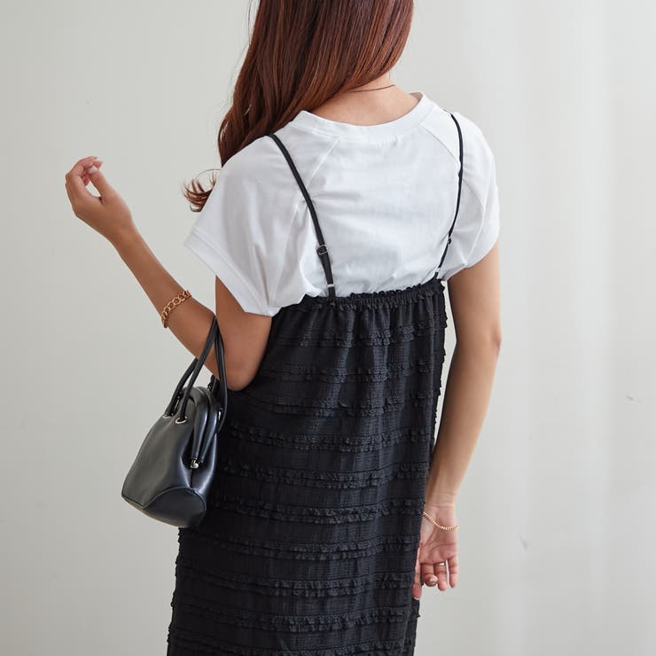 【コットン100％、サスティナブル】8色展開オーガニックコットンフレンチTシャツ | NICE CLAUP / OLIVE des OLIVE　OUTLET | 詳細画像9 