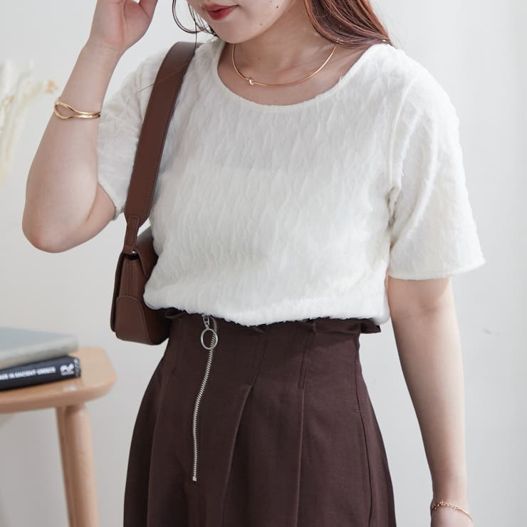 【EC】チュールふくれジャガードプルオーバー | NICE CLAUP / OLIVE des OLIVE OUTLET | 詳細画像10