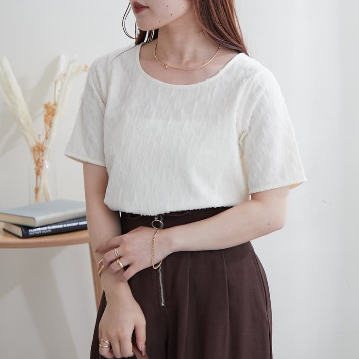 【EC】チュールふくれジャガードプルオーバー | NICE CLAUP / OLIVE des OLIVE OUTLET | 詳細画像11