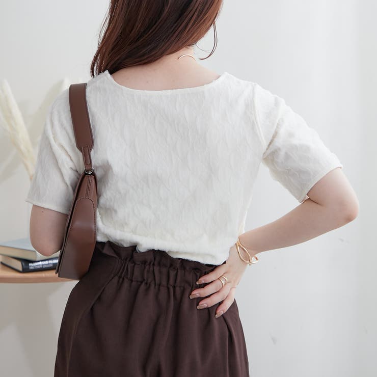 【EC】チュールふくれジャガードプルオーバー | NICE CLAUP / OLIVE des OLIVE OUTLET | 詳細画像13