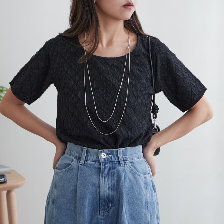 【EC】チュールふくれジャガードプルオーバー | NICE CLAUP / OLIVE des OLIVE OUTLET | 詳細画像25