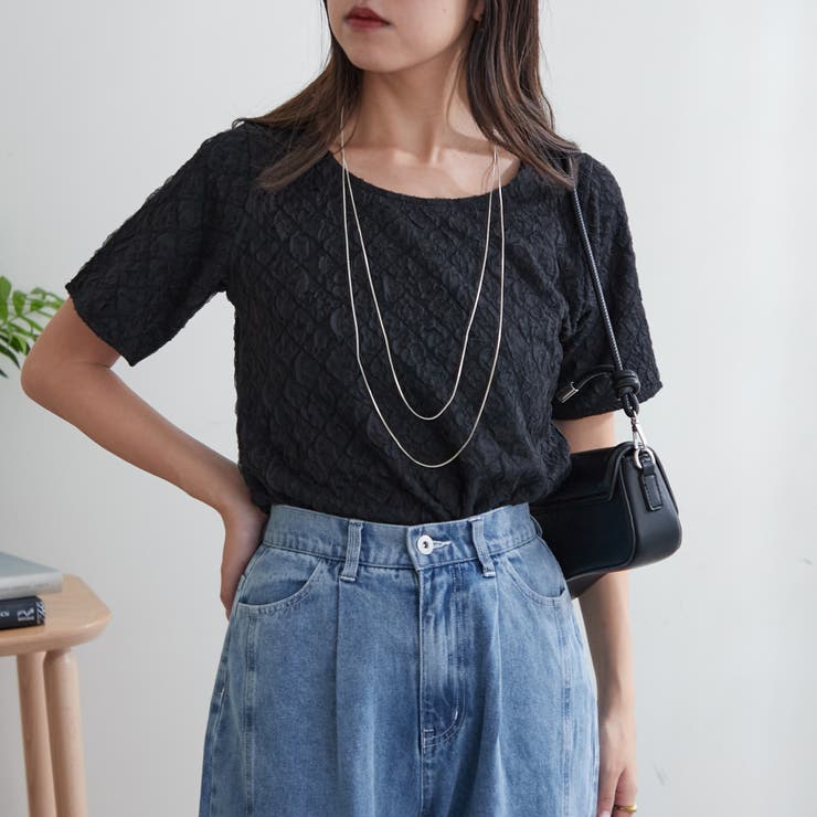 【EC】チュールふくれジャガードプルオーバー | NICE CLAUP / OLIVE des OLIVE OUTLET | 詳細画像26