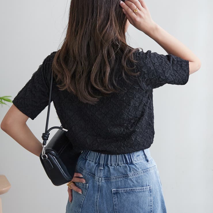 【EC】チュールふくれジャガードプルオーバー | NICE CLAUP / OLIVE des OLIVE OUTLET | 詳細画像28