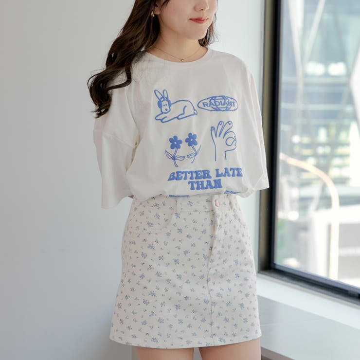 deps S/S PISTE OLIVE オリーブ L デプス Tシャツ 新品 セール】配色刺繍カレッジTシャツ(505266853) | オリーブデ