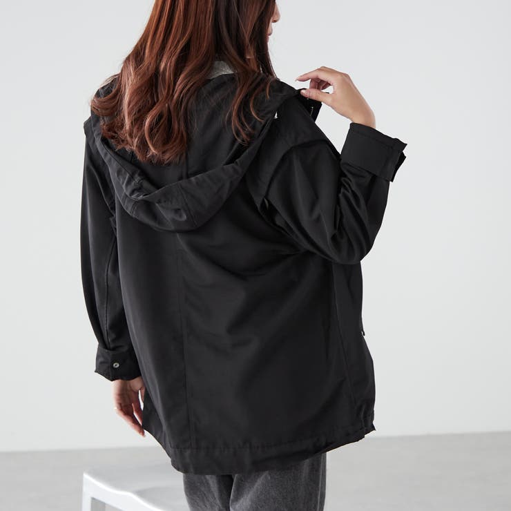 袖着脱マウンテンパーカー[品番：NCLW0012276]｜NICE CLAUP / OLIVE