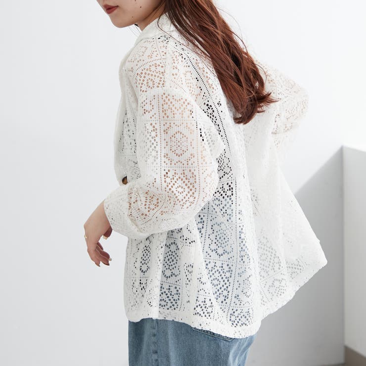 クロシェレーステーラージャケット[品番：NCLW0012700]｜NICE CLAUP
