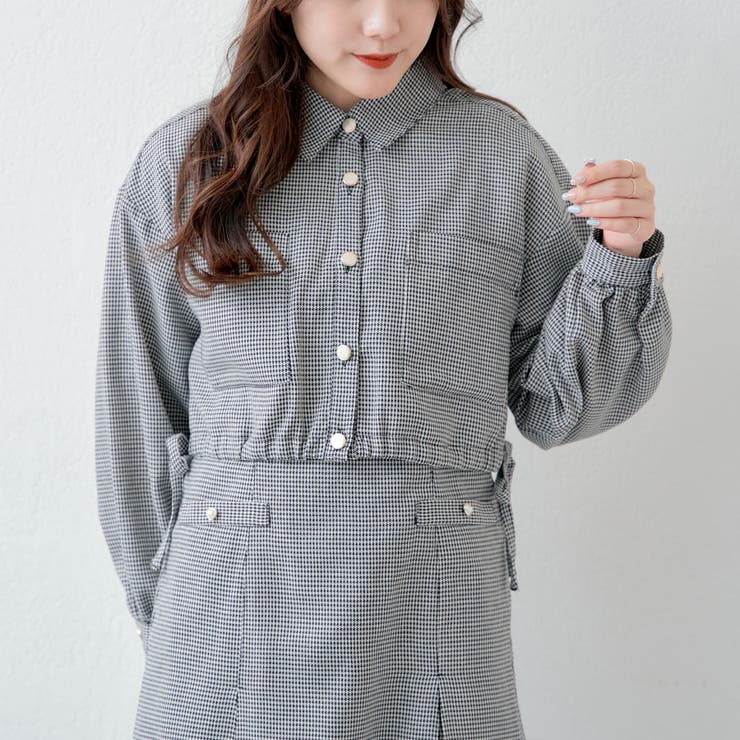 ※kassi※【未使用タグ付き】BEIGE, PAUL ショートジャケット ショートジャケット+前後2WAYジャンスカ[品番：OLOW0012667