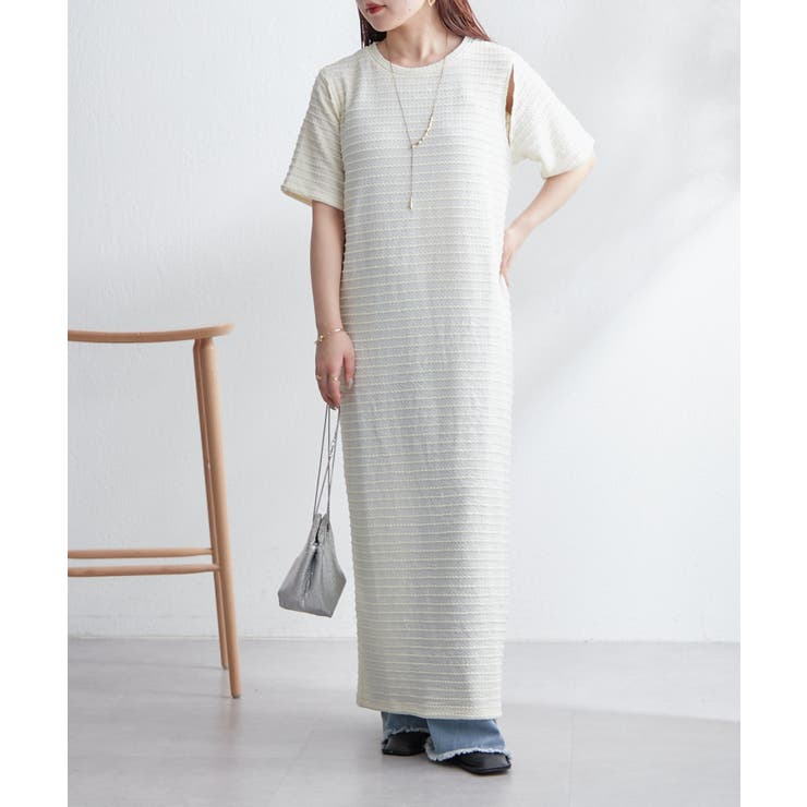 【ayuri serect】アームホールスリットワンピース | NICE CLAUP / OLIVE des OLIVE　OUTLET | 詳細画像3 