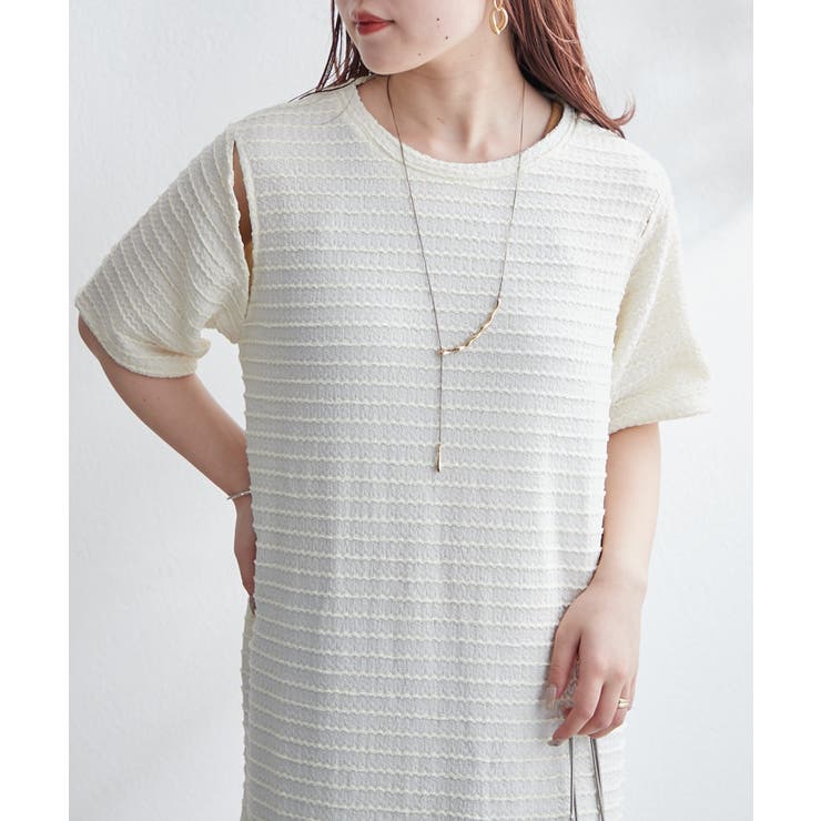 【ayuri serect】アームホールスリットワンピース | NICE CLAUP / OLIVE des OLIVE　OUTLET | 詳細画像8 