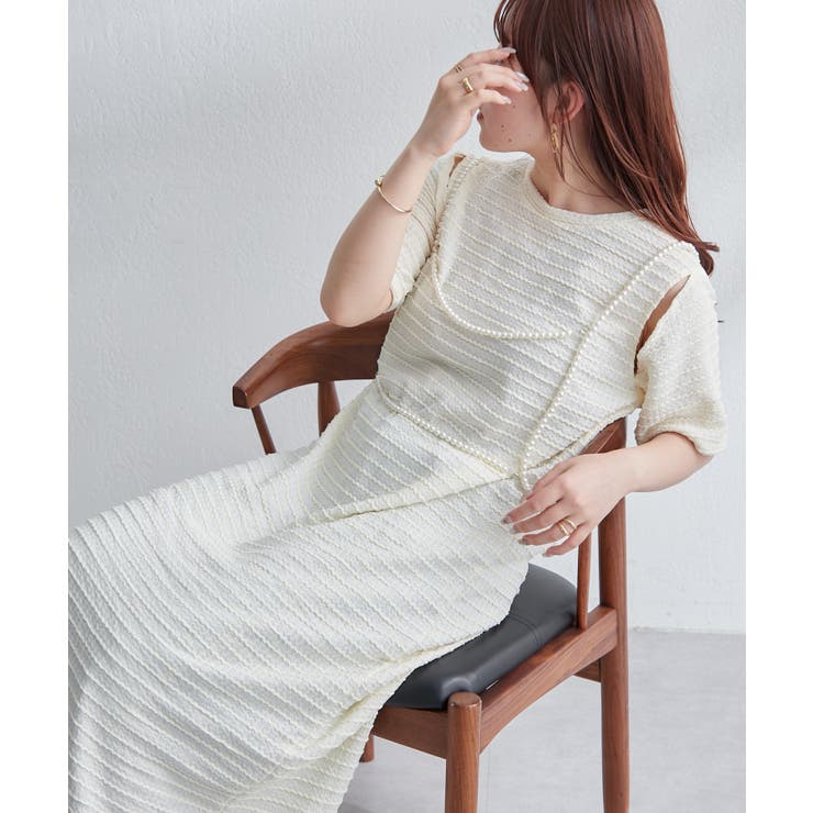 【ayuri serect】アームホールスリットワンピース | NICE CLAUP / OLIVE des OLIVE　OUTLET | 詳細画像20 