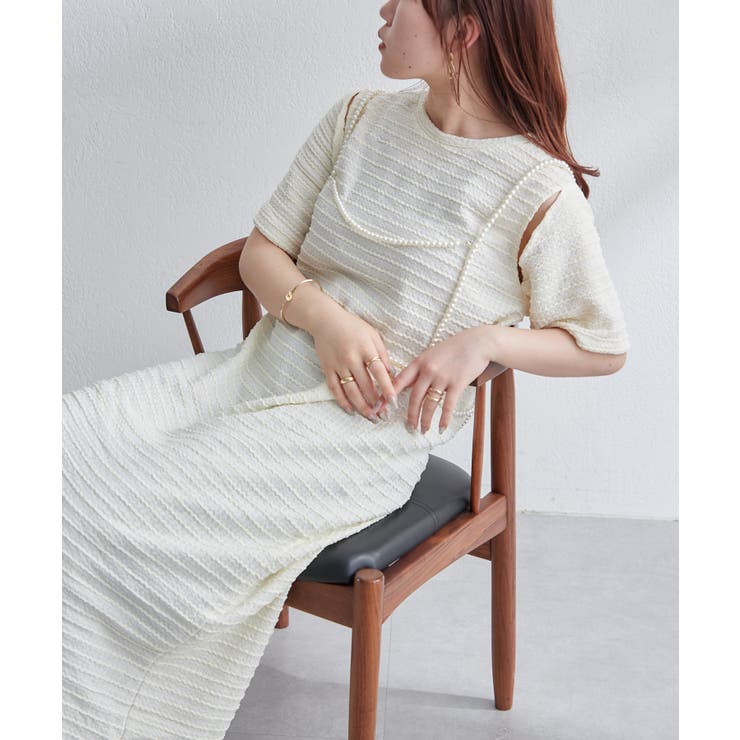 【ayuri serect】アームホールスリットワンピース | NICE CLAUP / OLIVE des OLIVE　OUTLET | 詳細画像21 