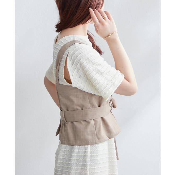 【ayuri serect】アームホールスリットワンピース | NICE CLAUP / OLIVE des OLIVE　OUTLET | 詳細画像32 