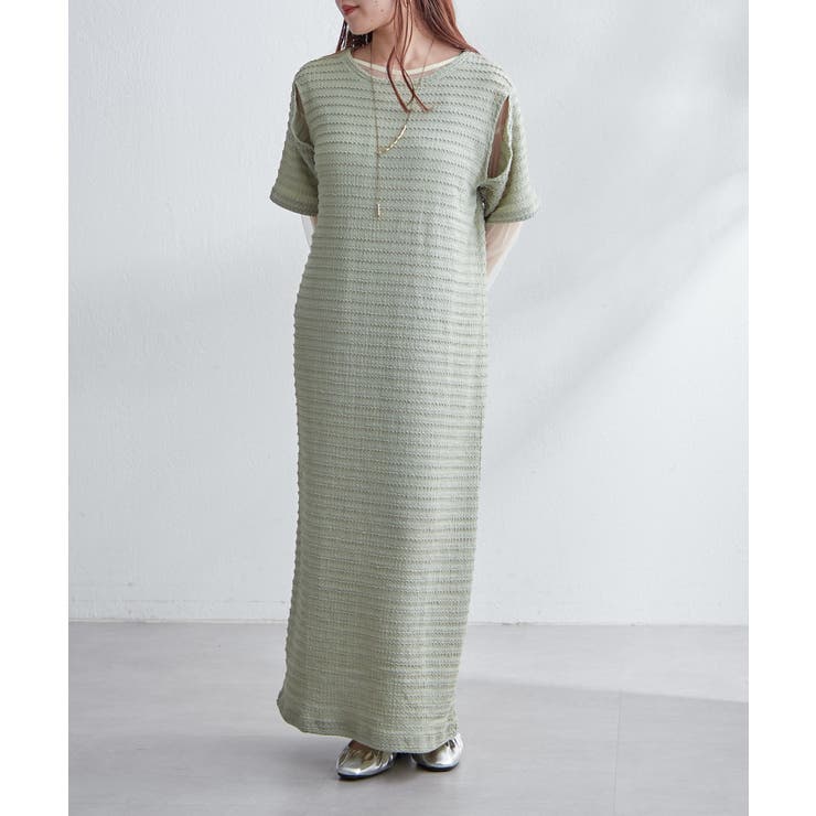 【ayuri serect】アームホールスリットワンピース | NICE CLAUP / OLIVE des OLIVE　OUTLET | 詳細画像36 
