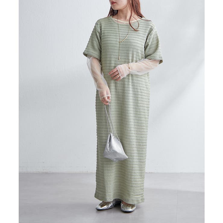 【ayuri serect】アームホールスリットワンピース | NICE CLAUP / OLIVE des OLIVE　OUTLET | 詳細画像37 