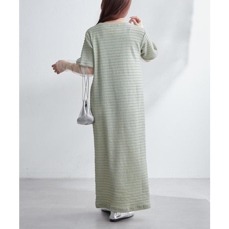 【ayuri serect】アームホールスリットワンピース | NICE CLAUP / OLIVE des OLIVE　OUTLET | 詳細画像39 