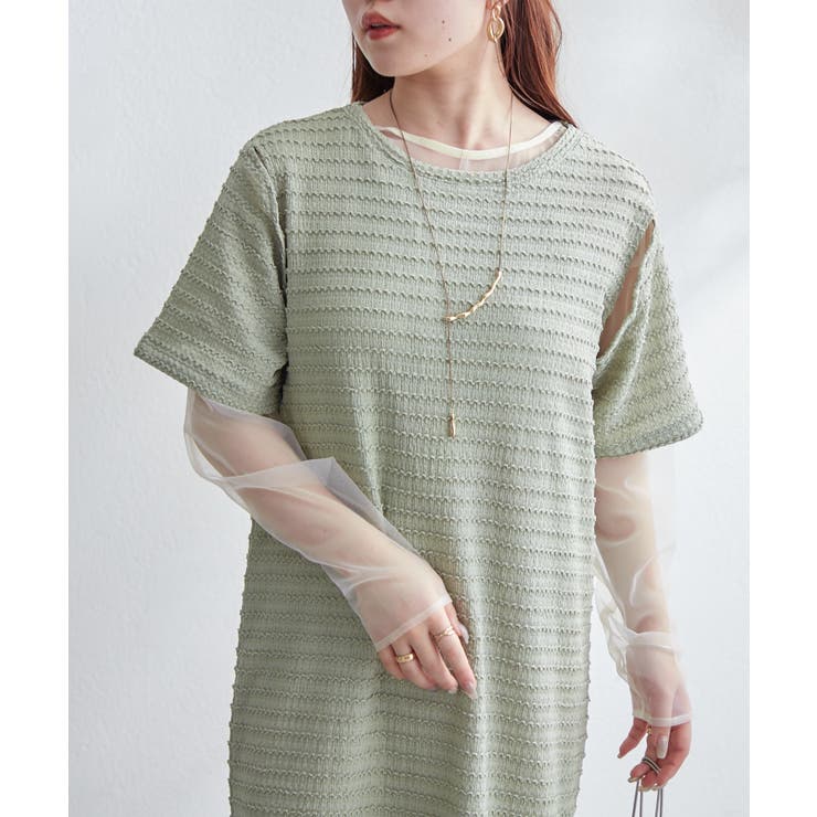 【ayuri serect】アームホールスリットワンピース | NICE CLAUP / OLIVE des OLIVE　OUTLET | 詳細画像42 