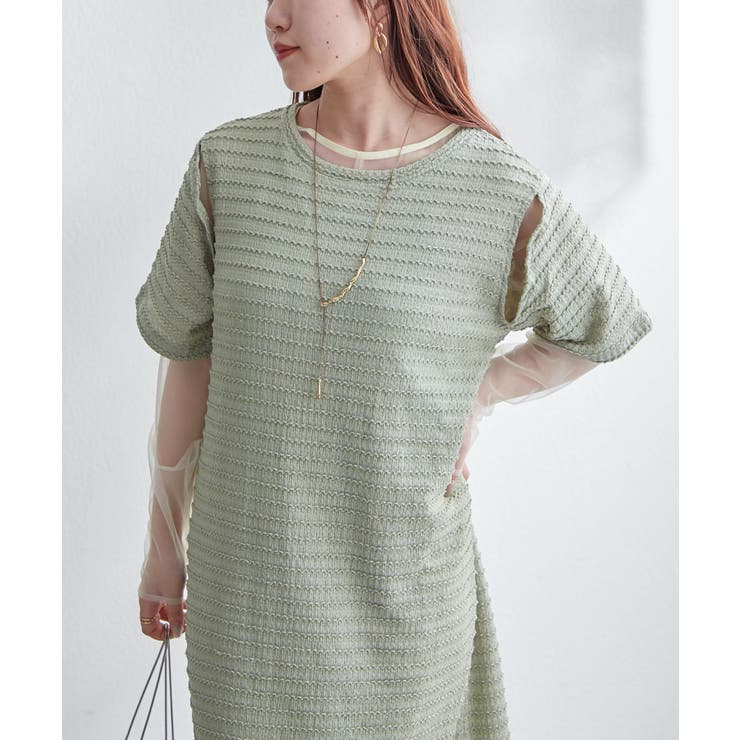 【ayuri serect】アームホールスリットワンピース | NICE CLAUP / OLIVE des OLIVE　OUTLET | 詳細画像43 