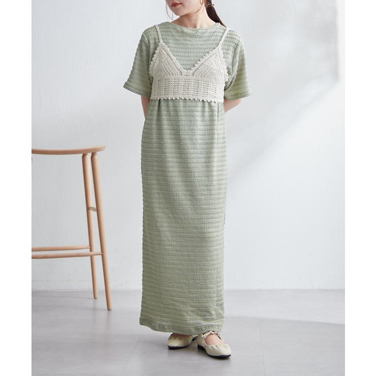 【ayuri serect】アームホールスリットワンピース | NICE CLAUP / OLIVE des OLIVE　OUTLET | 詳細画像46 