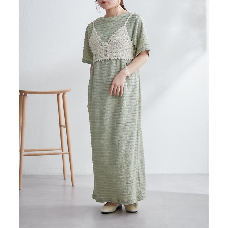 【ayuri serect】アームホールスリットワンピース | NICE CLAUP / OLIVE des OLIVE　OUTLET | 詳細画像47 