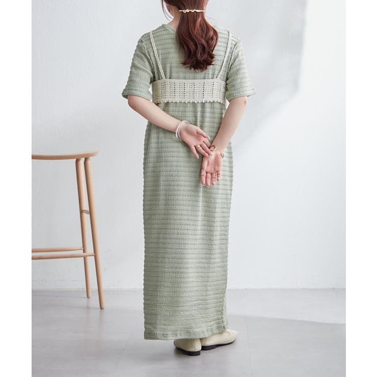 【ayuri serect】アームホールスリットワンピース | NICE CLAUP / OLIVE des OLIVE　OUTLET | 詳細画像49 
