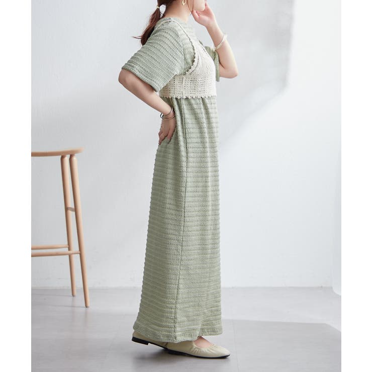 【ayuri serect】アームホールスリットワンピース | NICE CLAUP / OLIVE des OLIVE　OUTLET | 詳細画像50 