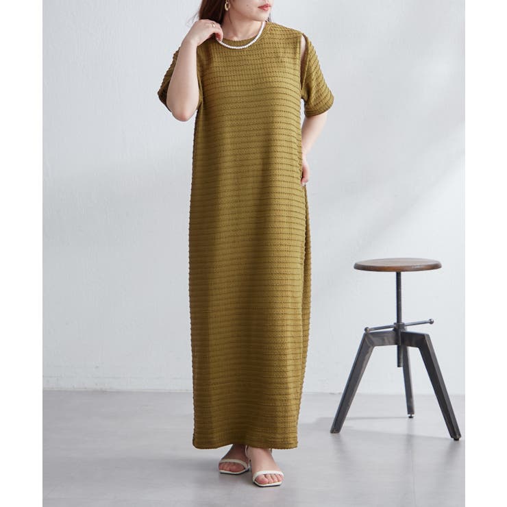 【ayuri serect】アームホールスリットワンピース | NICE CLAUP / OLIVE des OLIVE　OUTLET | 詳細画像51 