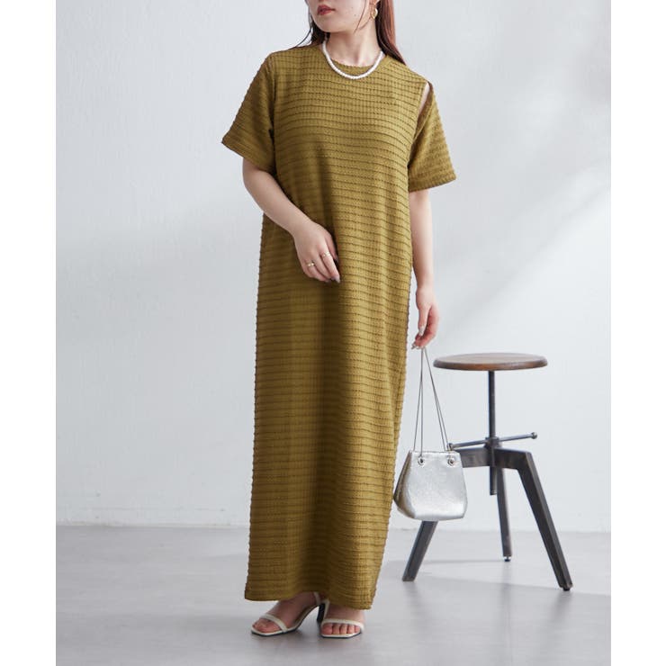 【ayuri serect】アームホールスリットワンピース | NICE CLAUP / OLIVE des OLIVE　OUTLET | 詳細画像52 