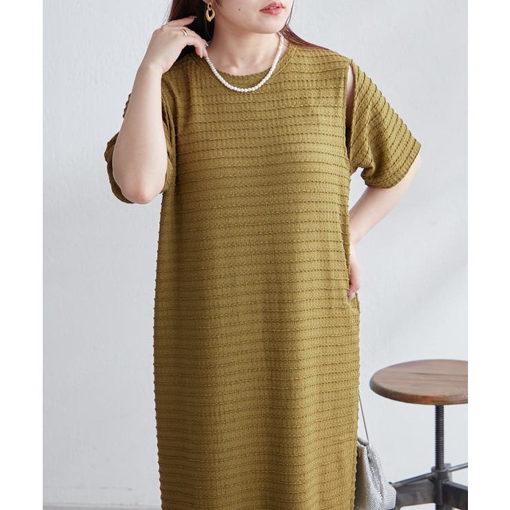 【ayuri serect】アームホールスリットワンピース | NICE CLAUP / OLIVE des OLIVE　OUTLET | 詳細画像58 