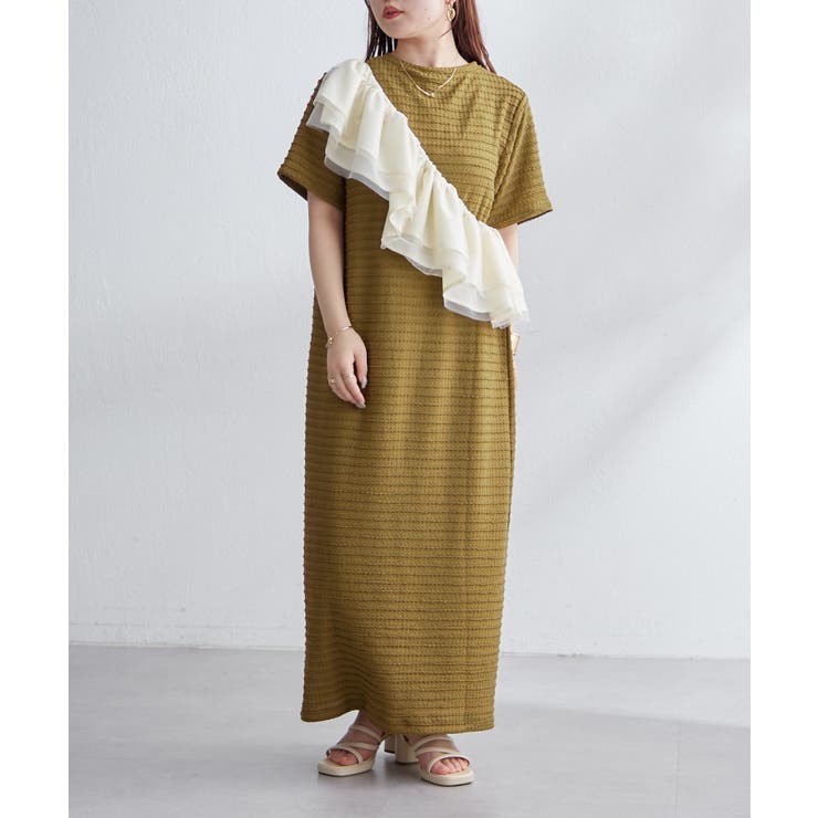 【ayuri serect】アームホールスリットワンピース | NICE CLAUP / OLIVE des OLIVE　OUTLET | 詳細画像62 