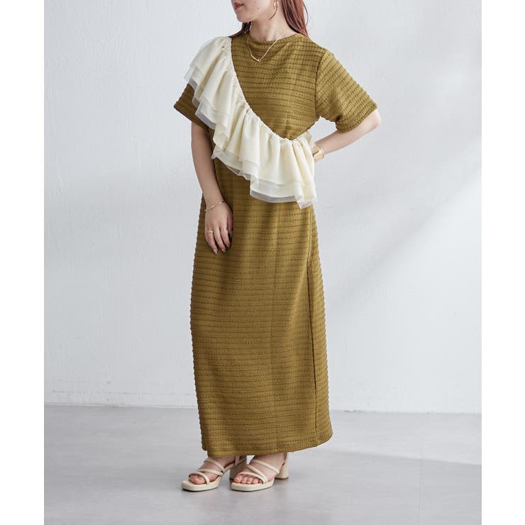【ayuri serect】アームホールスリットワンピース | NICE CLAUP / OLIVE des OLIVE　OUTLET | 詳細画像63 