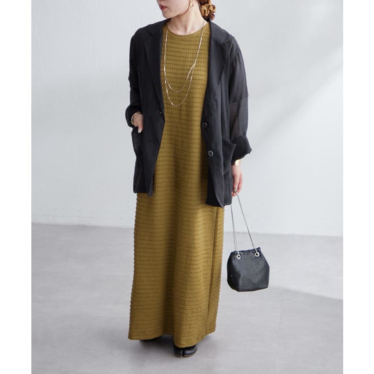 【ayuri serect】アームホールスリットワンピース | NICE CLAUP / OLIVE des OLIVE　OUTLET | 詳細画像70 
